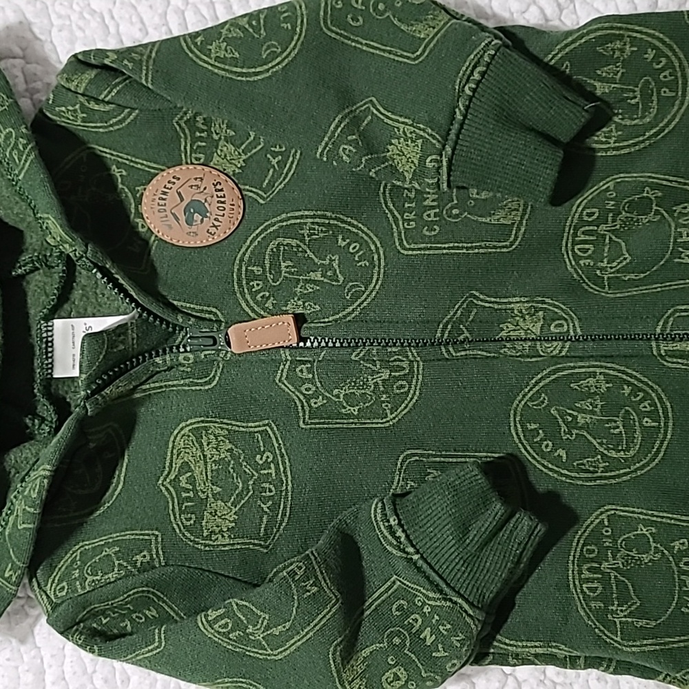 (NWOT) Carter's Hoodie Jumpsuit - Picture 4 of 6
